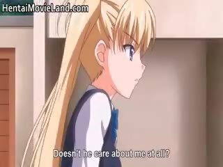 Otäck turned på blondin stor boobed animen honung part5