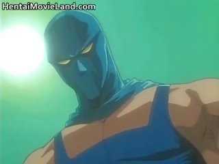 Muskuļains maskēts rapeman ponijs enchanting anime part5