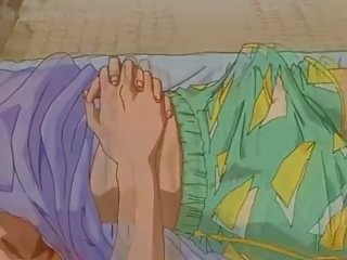 Blond delikat hentai søta forført i en grand anime film