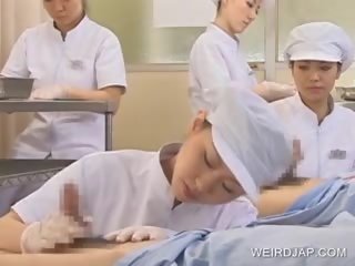 Japanisch krankenschwester geschlürfe wichse aus von geil welle