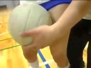 Japānieši volleyball treniņš izstāde