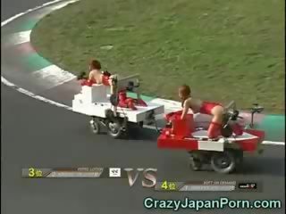 Funny Japanese adult clip Race!